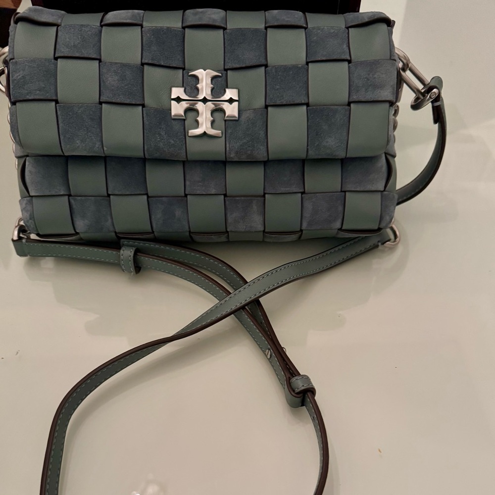 Tory Burch Kira Chevron Woven Covertabilt Shoulder Bag